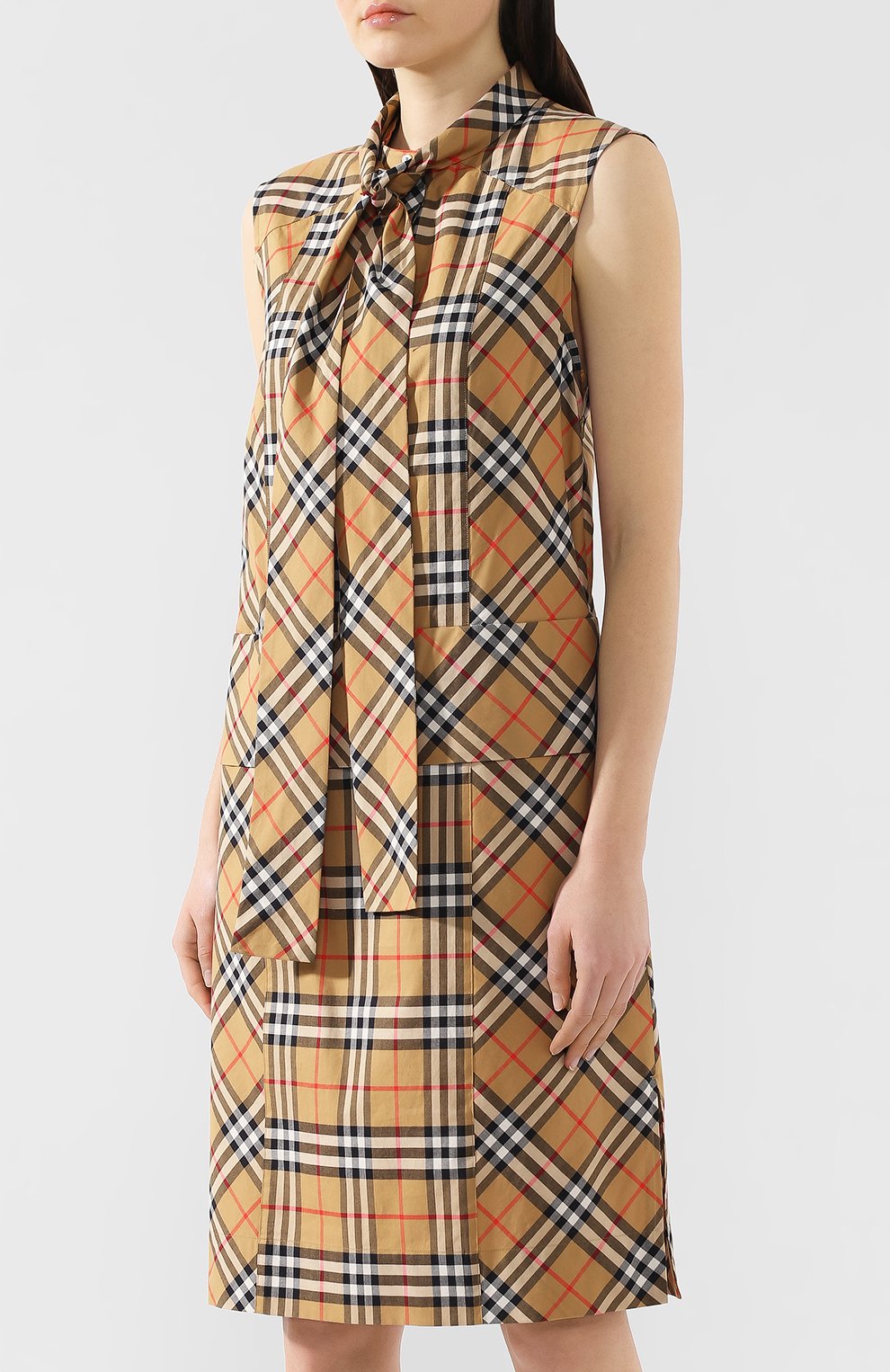 Хлопковое платье BURBERRY, арт. 8004561, фото 3