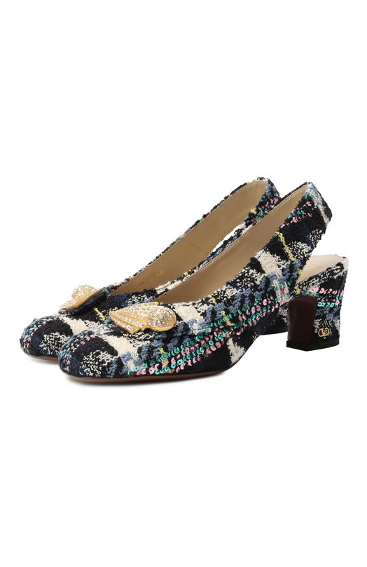 Текстильные туфли Adamantine 60 Valentino 7W2S0MJ8/ISL Разноцветный 7W2S0MJ8/ISL