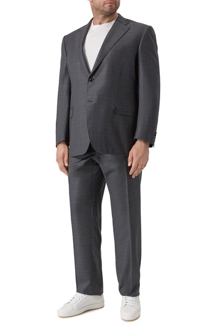 Мужской костюм из шерсти и шелка CANALI, арт. E11220/10-BX05604
