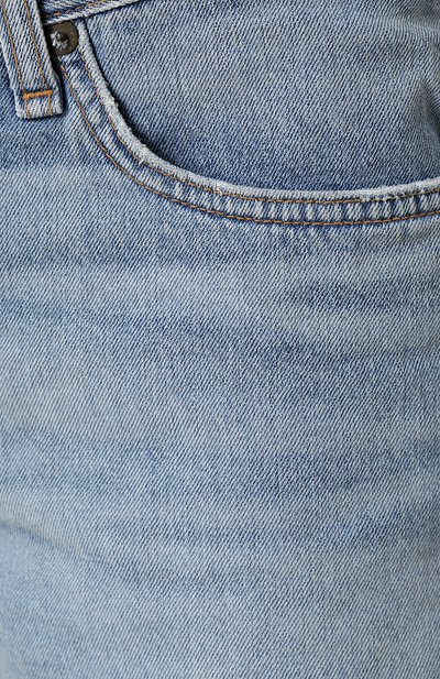 Джинсовые мини-шорты с потертостями RAG AND BONE голубого цвета по цене 22900 руб., арт. W1915K273RYE, фото 5 Джинсовые мини-шорты с потертостями RAG AND BONE, арт. W1915K273RYE, фото 5