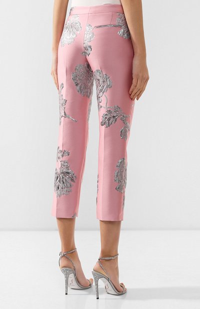Брюки ALEXANDER MCQUEEN розового цвета по цене 104500 руб., арт. 584968/QGAAB, фото 4 Брюки ALEXANDER MCQUEEN, арт. 584968/QGAAB, фото 4