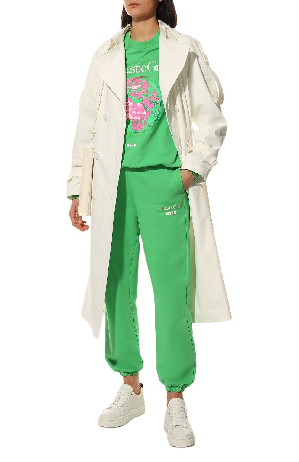 Хлопковые джоггеры MSGM, арт. 3241MDP90 227289, фото 2