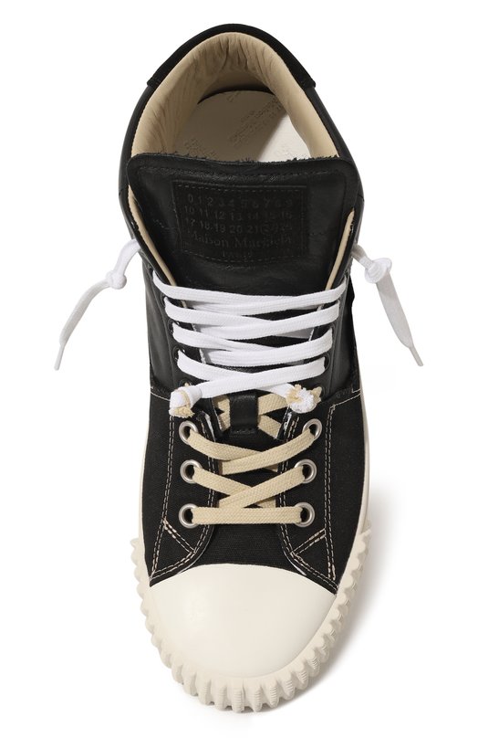 Комбинированные кеды Maison Margiela S57WS0390/P5063 Чёрный  S57WS0390/P5063 Фото 6
