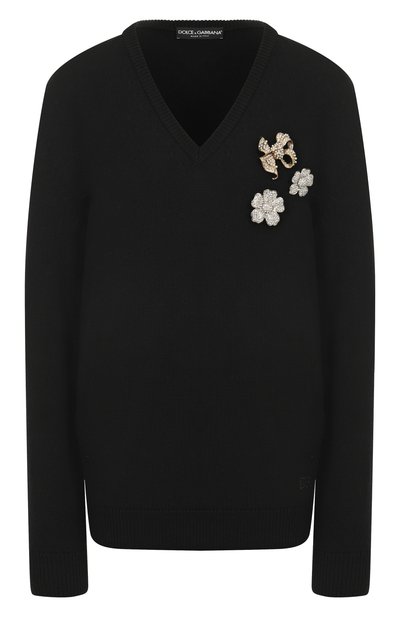 Женский шерстяной пуловер DOLCE & GABBANA, арт. FXY19Z/JCVXN