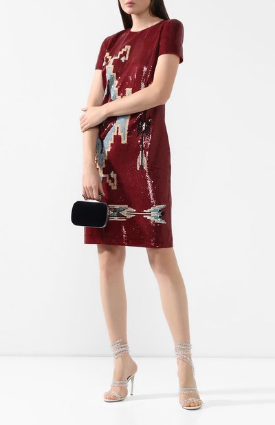 Текстильные босоножки cleo RENE CAOVILLA, арт. C10182-105-R001CYTS, фото 2