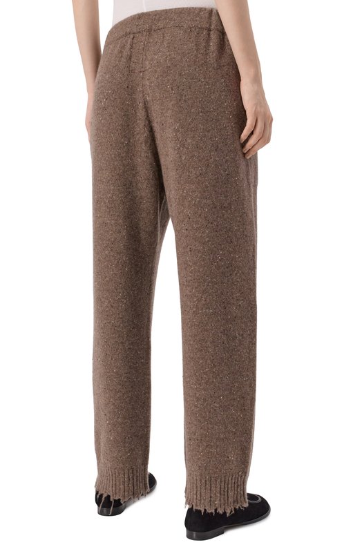 Кашемировые брюки Uma Wang W2 M UK7158 Бежевый  W2 M UK7158 Фото 4