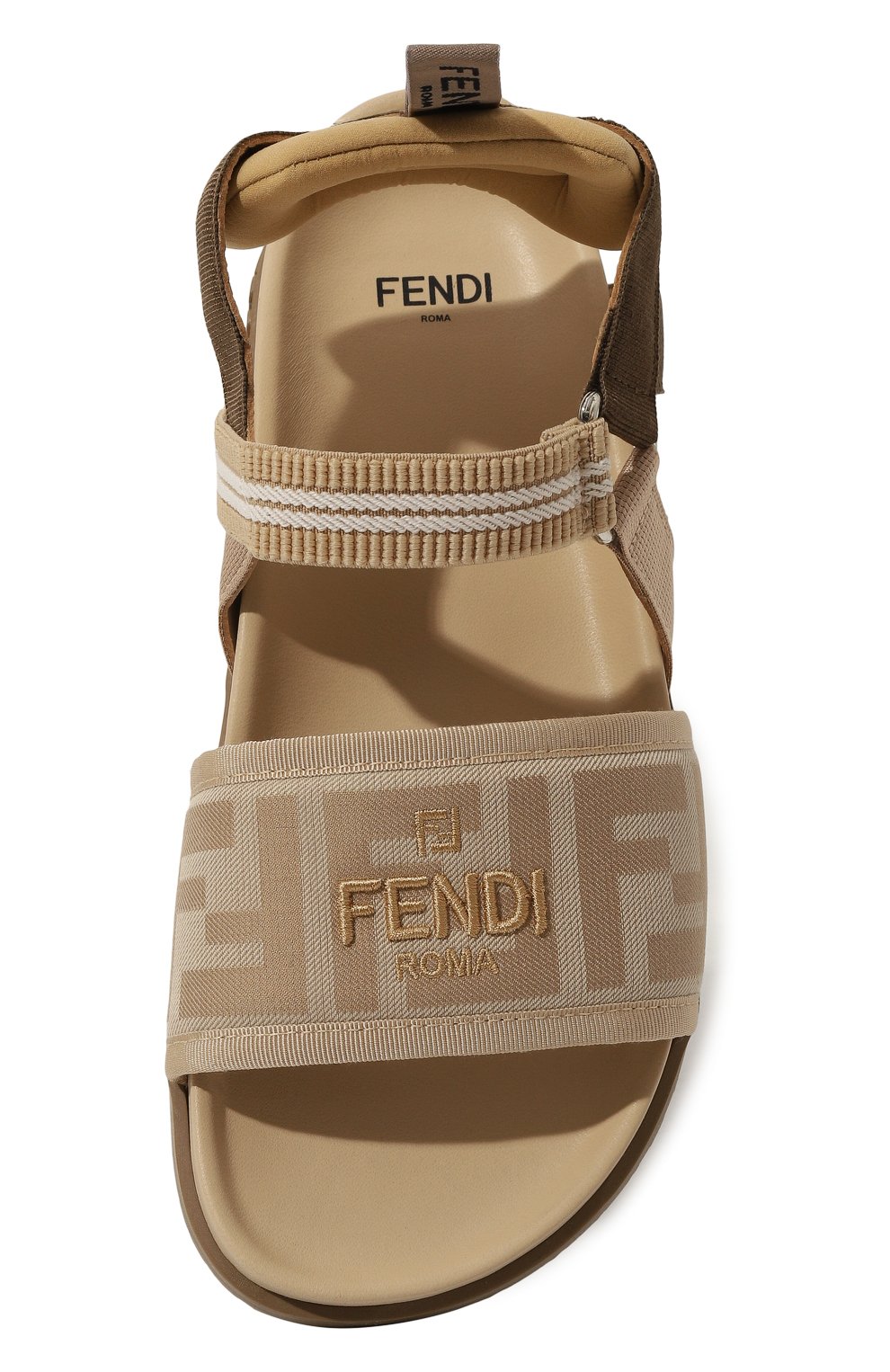 Текстильные сандалии FENDI, арт. JMR437/AQ74/32-40, фото 4