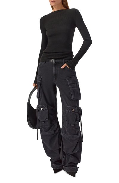 Женский шерстяной пуловер RICK OWENS, арт. RP02F5683/RIBM