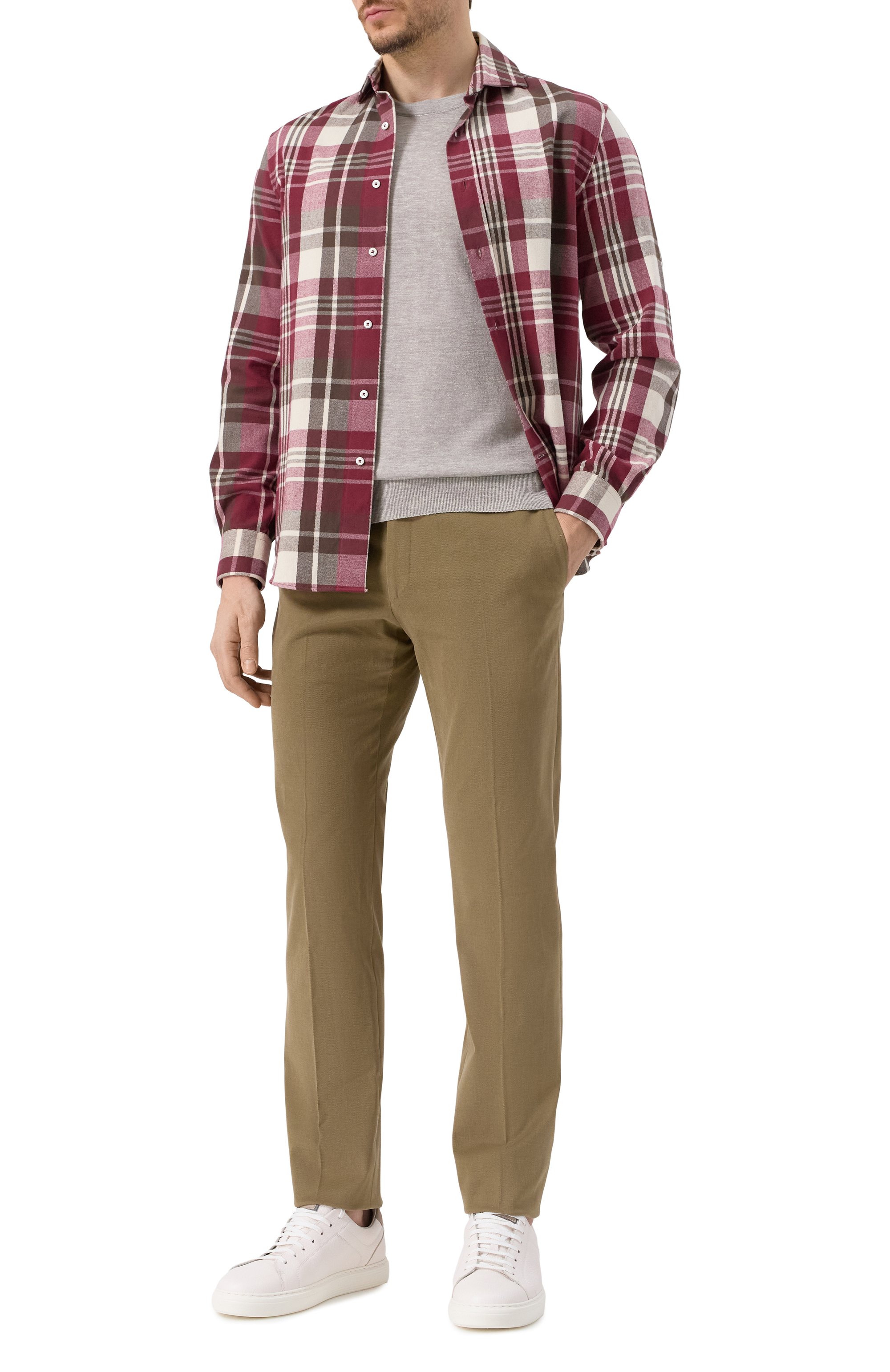 Джемпер из шелка и льна CORNELIANI, арт. 25M547-2525111, фото 2