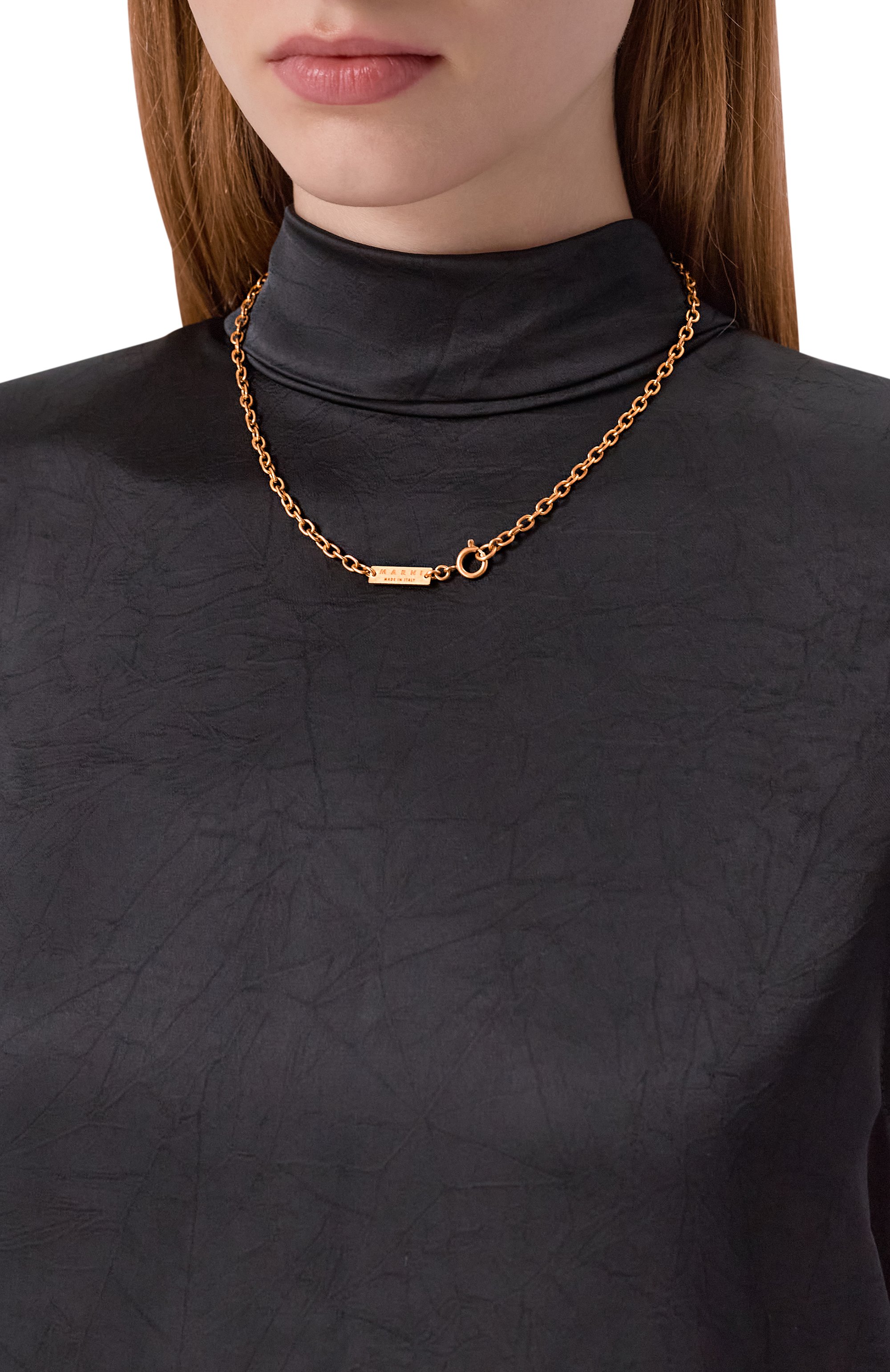 Колье MARNI золотого цвета по цене 21800 руб., арт. C0MV0543A0 M2000, фото 2 Колье MARNI, арт. C0MV0543A0 M2000, фото 2