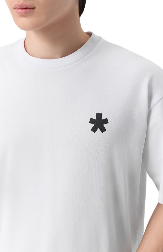 Хлопковая футболка Comme des Fuckdown CFABM01901 Белый  CFABM01901 Фото 5