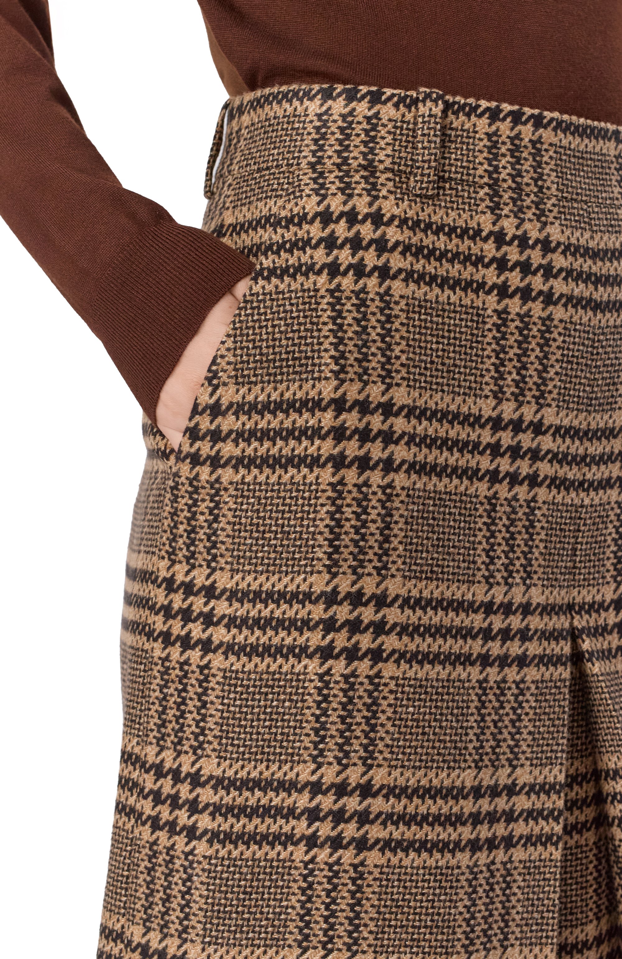 Кюлоты из шелка и кашемира SAINT LAURENT, арт. 831073/Y3J67, фото 5