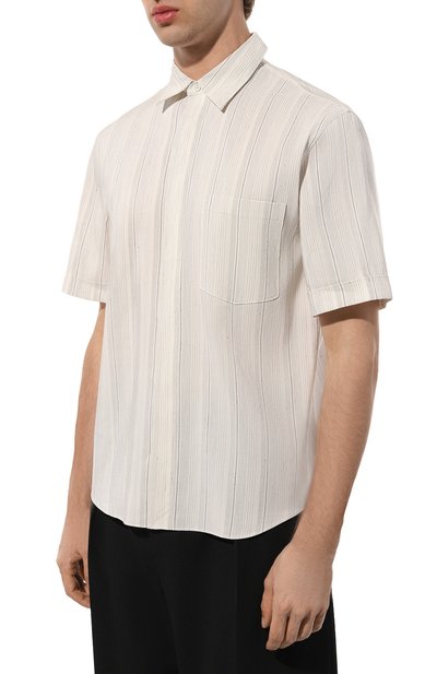 Рубашка изо льна и шелка ZEGNA, арт. UDX45A7/SCP7, фото 3