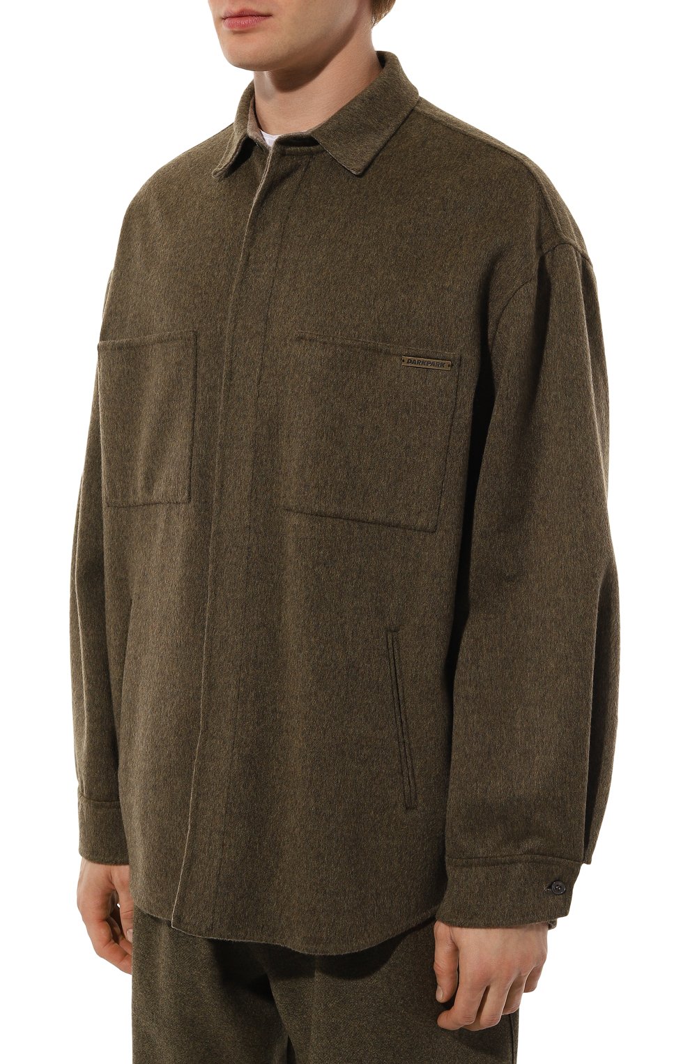 Куртка-руб�ашка из шерсти и кашемира DARKPARK, арт. RMSH05/FAW08, фото 3