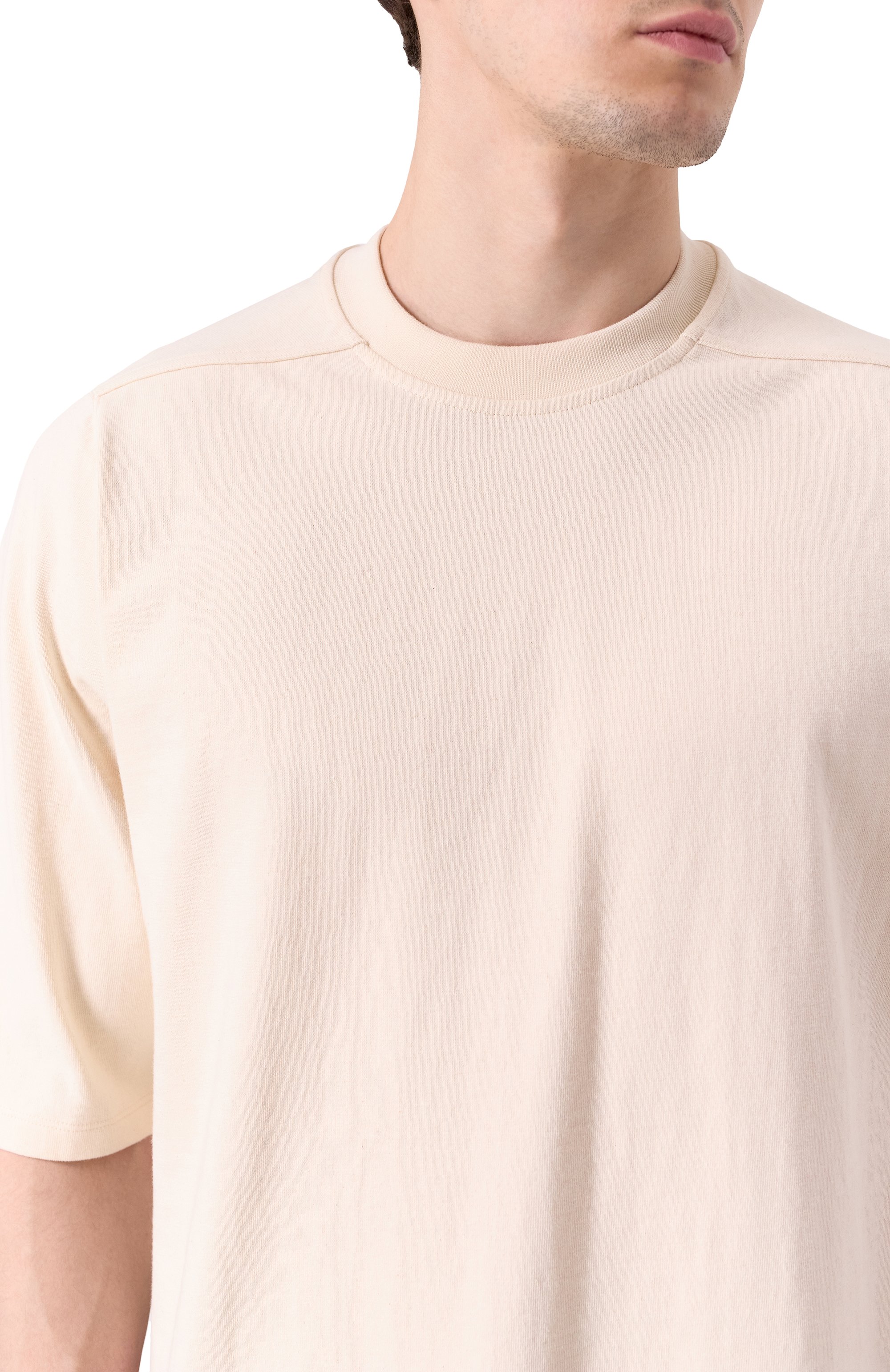 Хлопковая футболка RICK OWENS, арт. RU01E5249/BA, фото 5