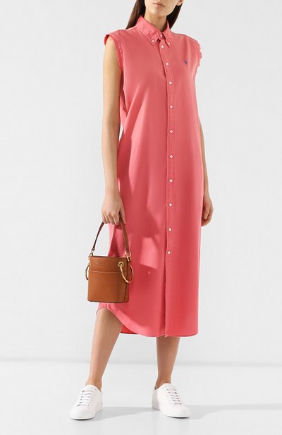 Хлопковое платье POLO RALPH LAUREN розового цвета по цене 15650 руб., арт. 211744848, фото 2 Хлопковое платье POLO RALPH LAUREN, арт. 211744848, фото 2