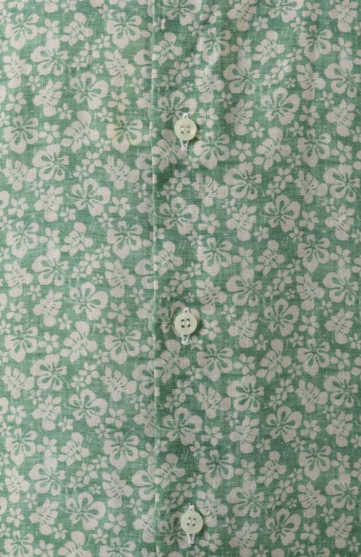 Льняная рубашка Fefe` LINEN SHIRT/CLX075VAR07 Зелёный  LINEN SHIRT/CLX075VAR07 Фото 6