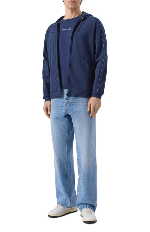 Хлопковая футболка Bogner Fire+Ice 54437308 Синий  54437308 Фото 2