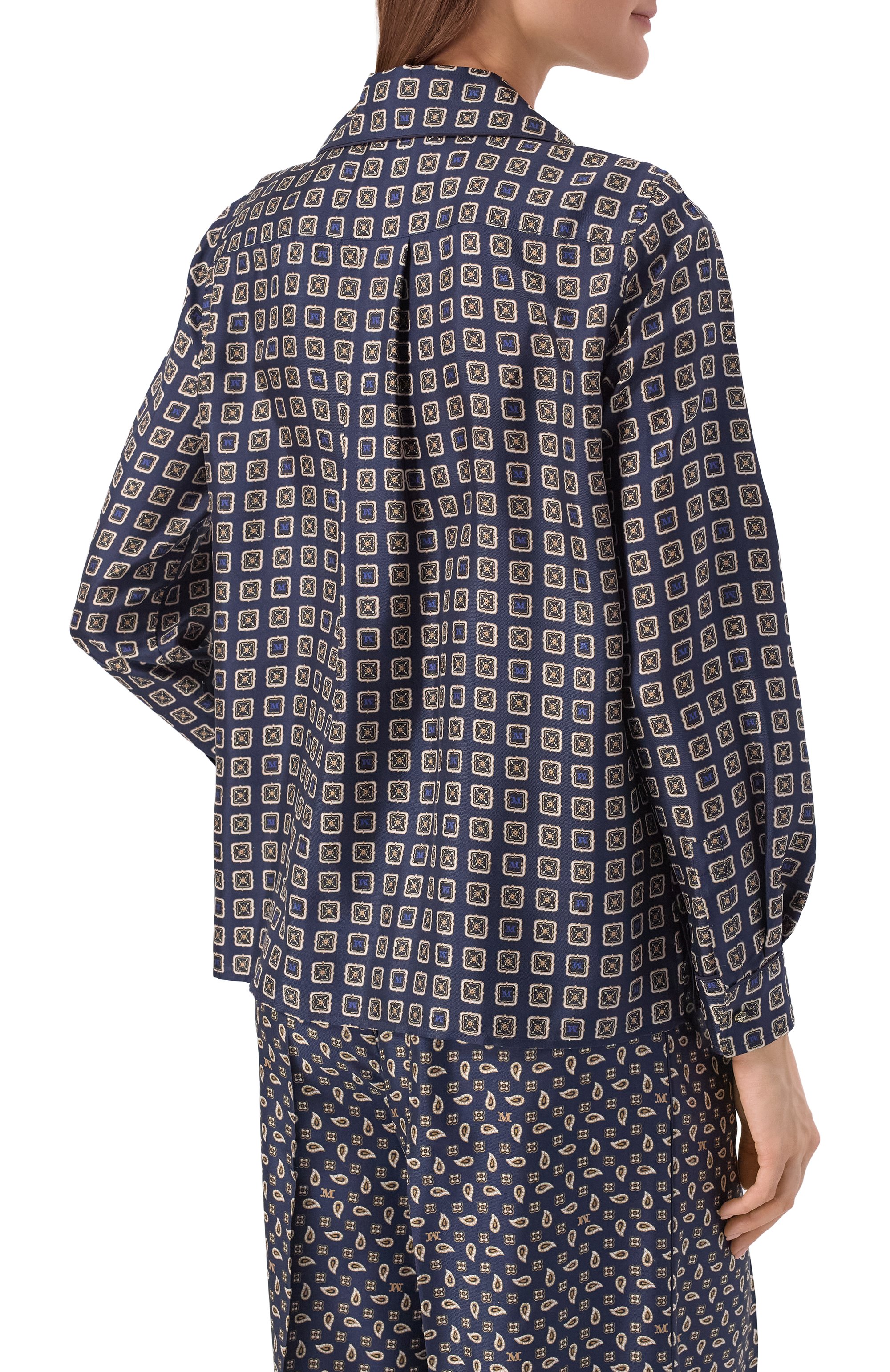 Шелковая рубашка MAX MARA, арт. MXMDISC0, фото 4