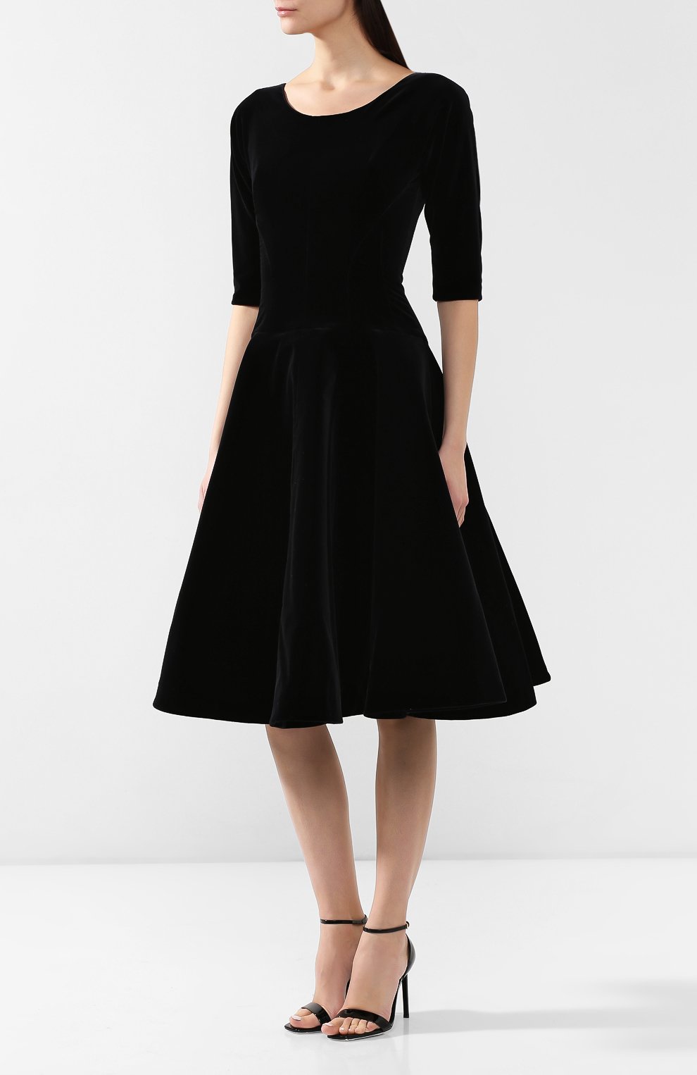 Бархатное платье VIKA GAZINSKAYA, арт. SS19-1359, фото 3