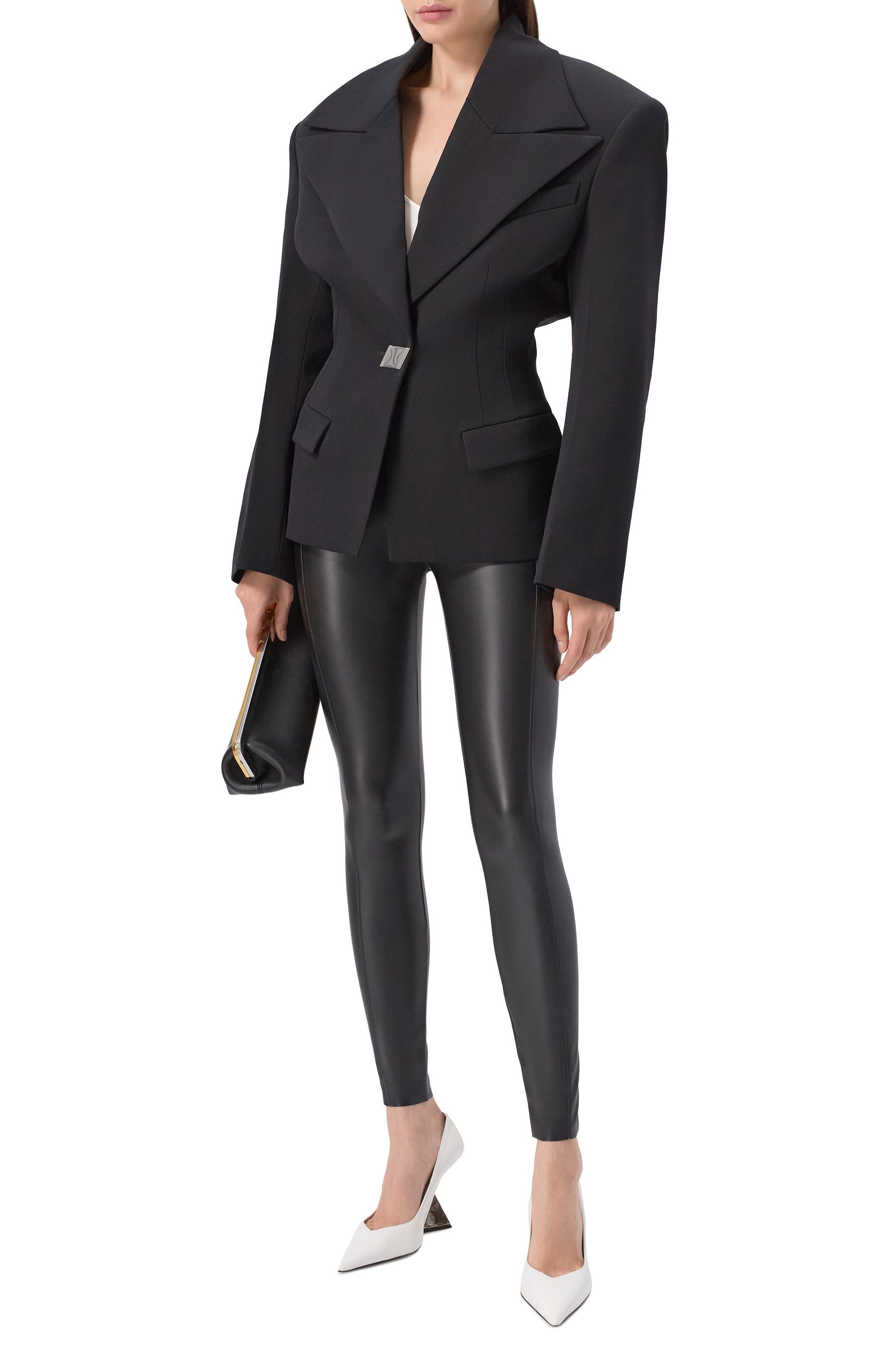 Легинсы WOLFORD черного цвета по цене 59400 руб., арт. 19448, фото 2 Легинсы WOLFORD, арт. 19448, фото 2