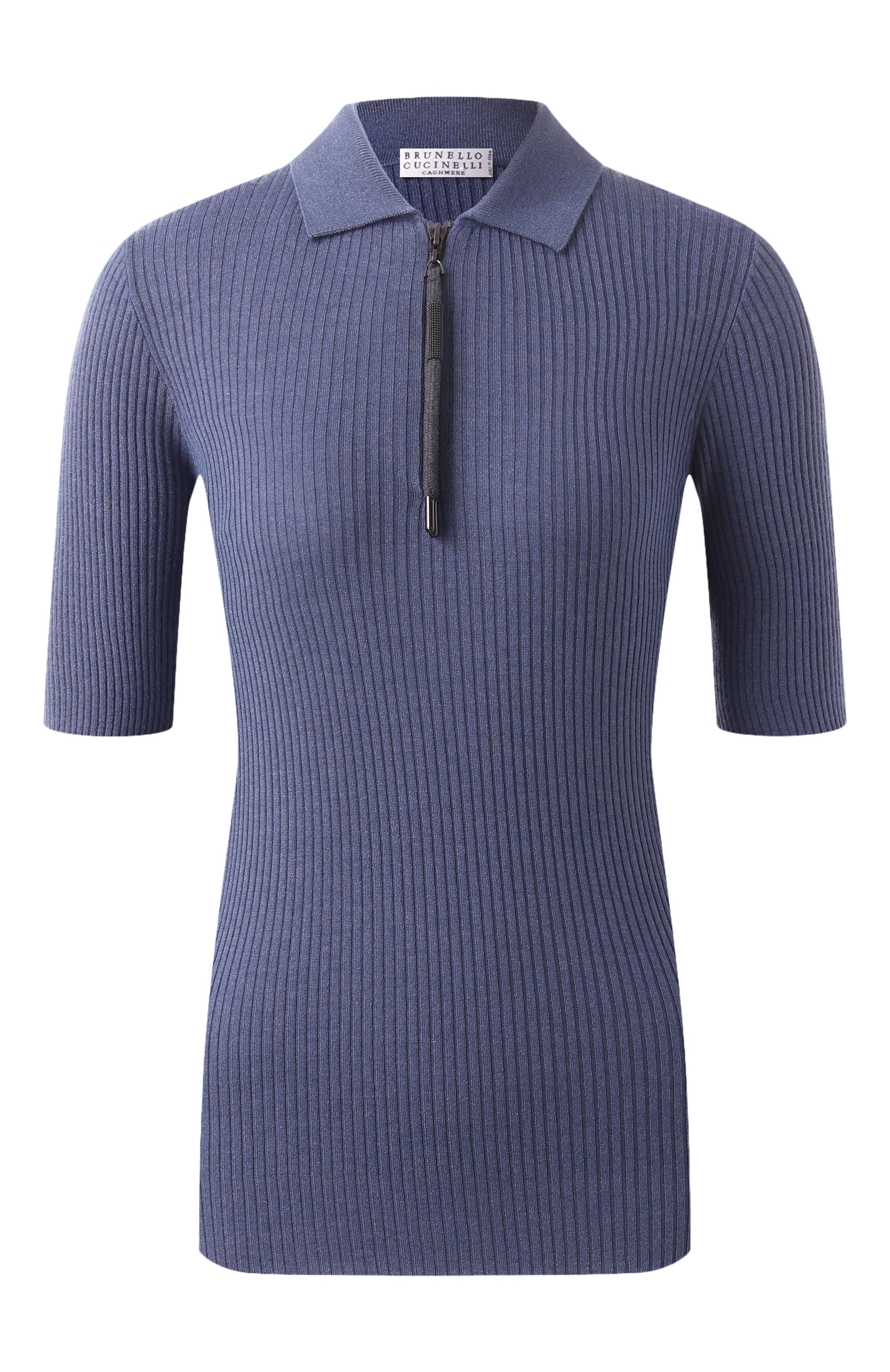 Поло из кашемира и шелка BRUNELLO CUCINELLI, арт. M41835505P, фото 1