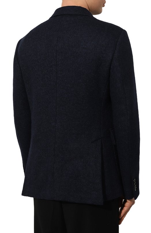 Шерстяной пиджак Nuti and Co Синий, фото 4