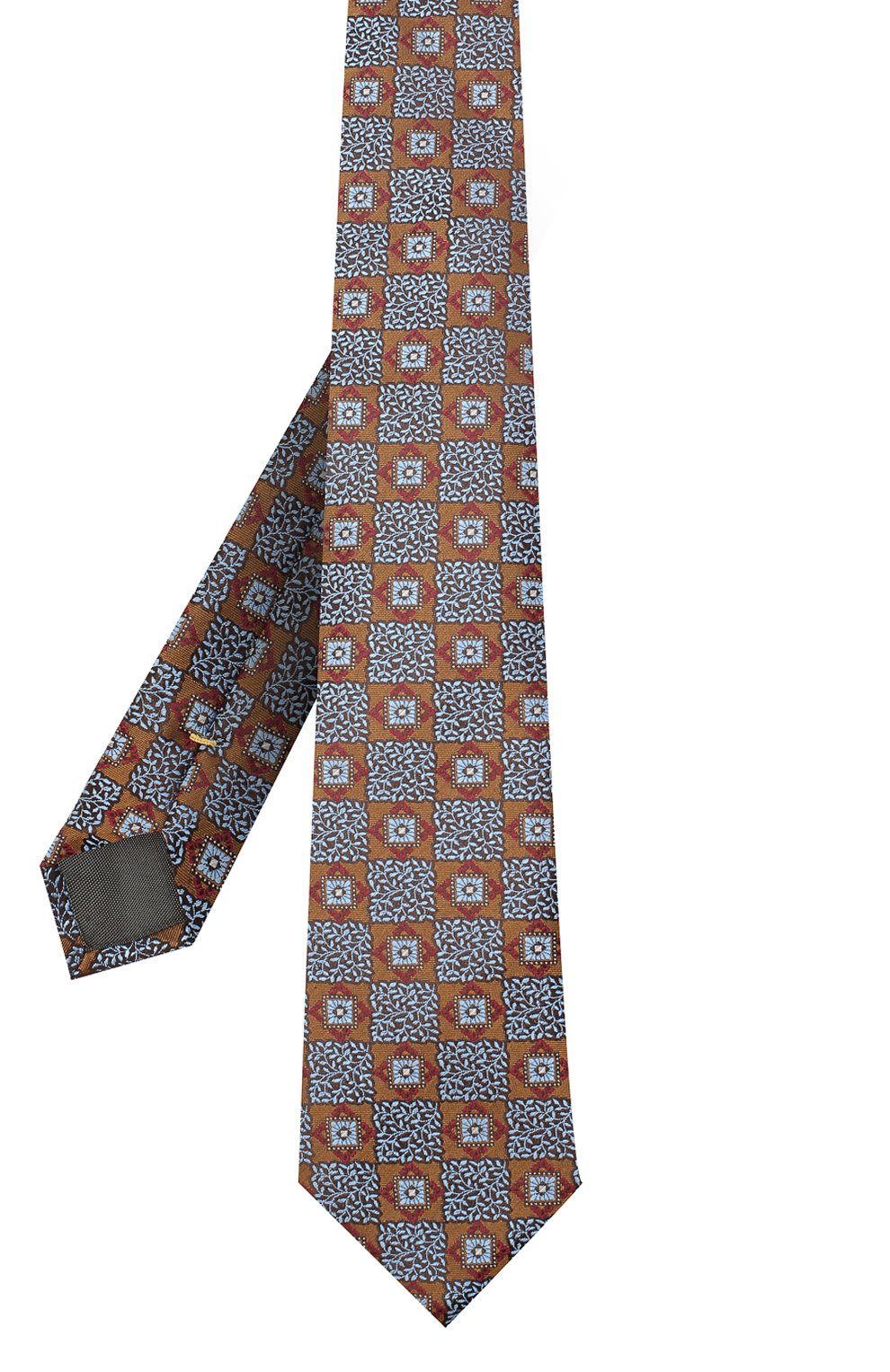 Шелковый галстук CANALI светло-голубого цвета по цене 14650 руб., арт. 18/HJ02866, фото 2 Шелковый галстук CANALI, арт. 18/HJ02866, фото 2