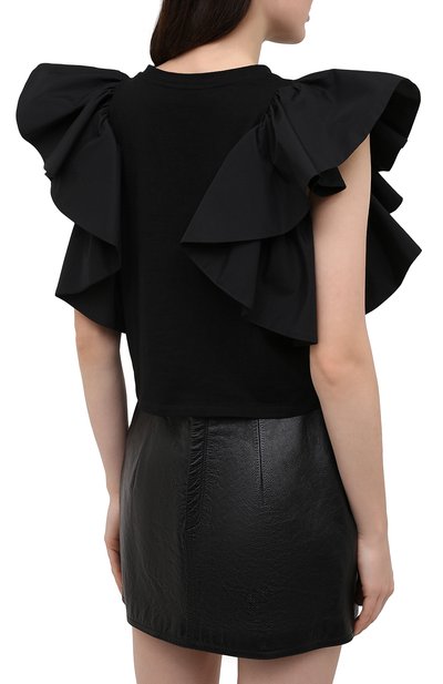 Хлопковый топ ALEXANDER MCQUEEN, арт. 646792/QLAAA, фото 4