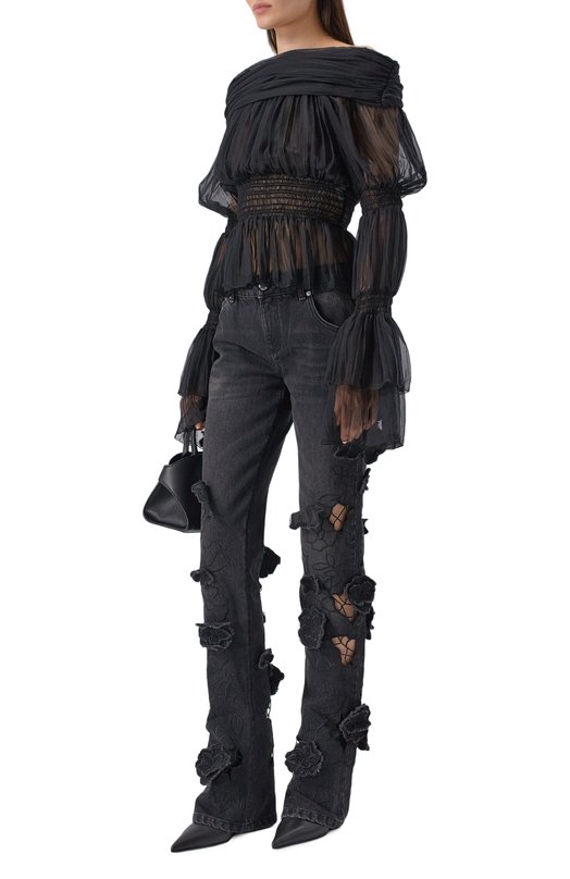 Джинсы Blumarine 4J113A Чёрный  4J113A Фото 2