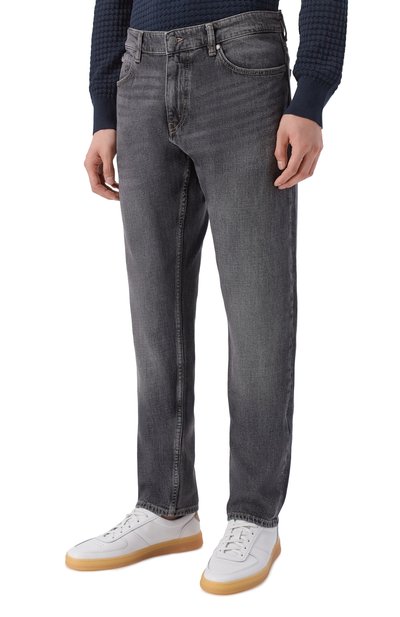 Джинсы delaware BOSS темно-серого цвета по цене 21700 руб., арт. 50557508, фото 3 Джинсы delaware BOSS, арт. 50557508, фото 3