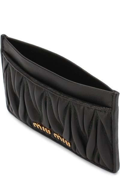 Кожаный футляр для кредитных карт MIU MIU, арт. 5M0208-N88-F0002, фото 3