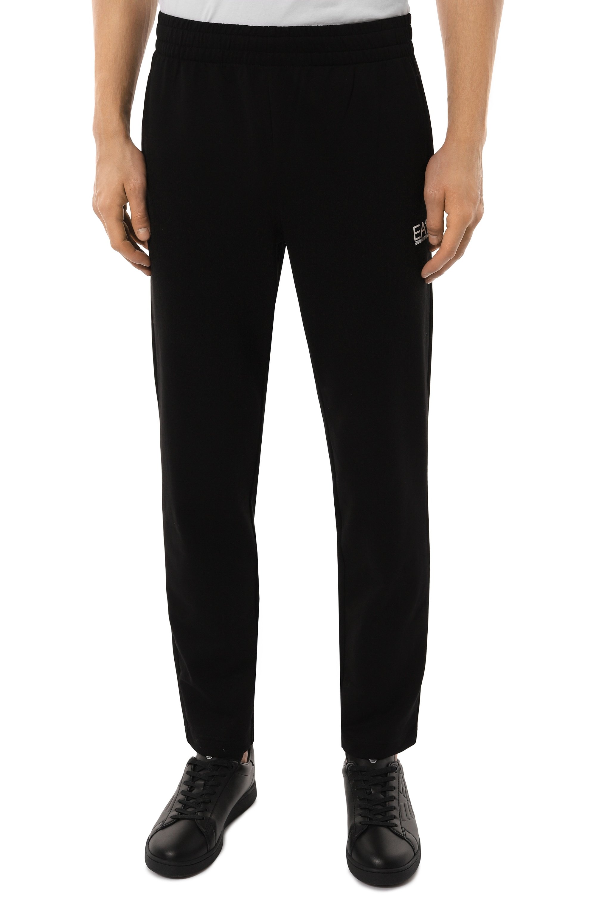 Хлопковый спортивный костюм EA7 черного цвета по цене 19950 руб., арт. 8NPV61/PJVRZ, фото 4 Хлопковый спортивный костюм EA7, арт. 8NPV61/PJVRZ, фото 4