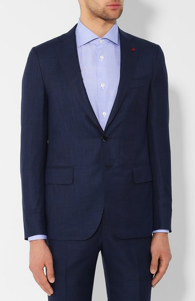 Костюм из смеси шерсти и шелка ISAIA, арт. 724AFI/86310, фото 2