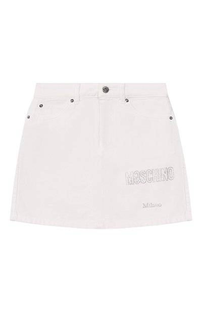 Хлопковая юбка MOSCHINO, арт. HBJ03M/LSC00_001