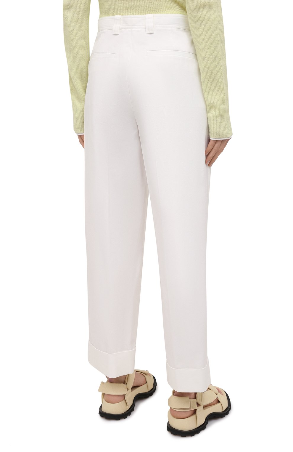 Брюки из хлопка и вискозы DRIES VAN NOTEN, арт. 211-10903-2109, фото 4