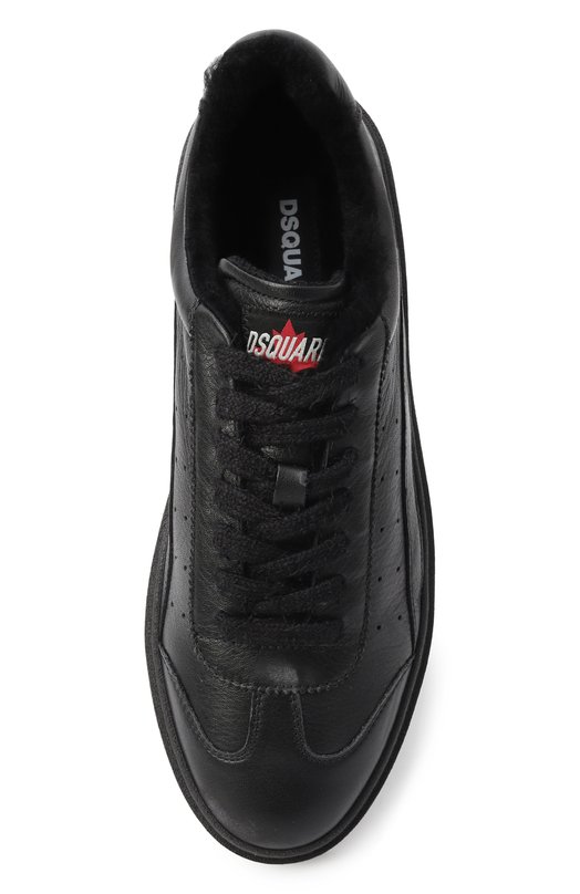 Кожаные кеды Rider Dsquared2 SNM0452/01506719 Чёрный  SNM0452/01506719 Фото 6