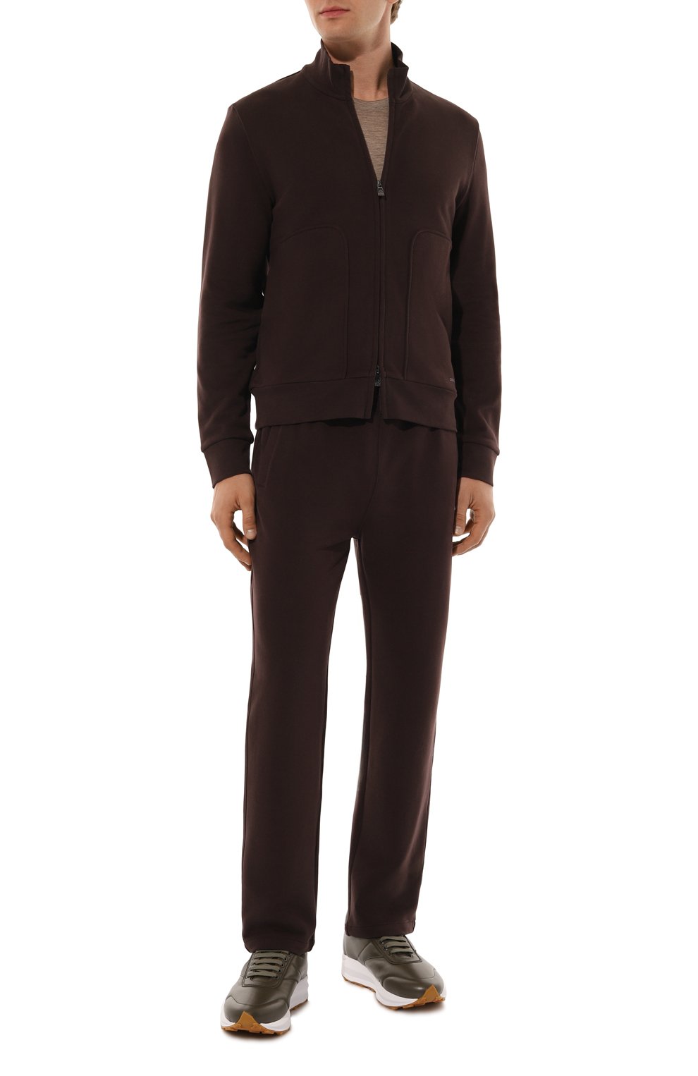 Кожаные кроссовки earthly CORNELIANI, арт. 94TM52-9420937, фото 2