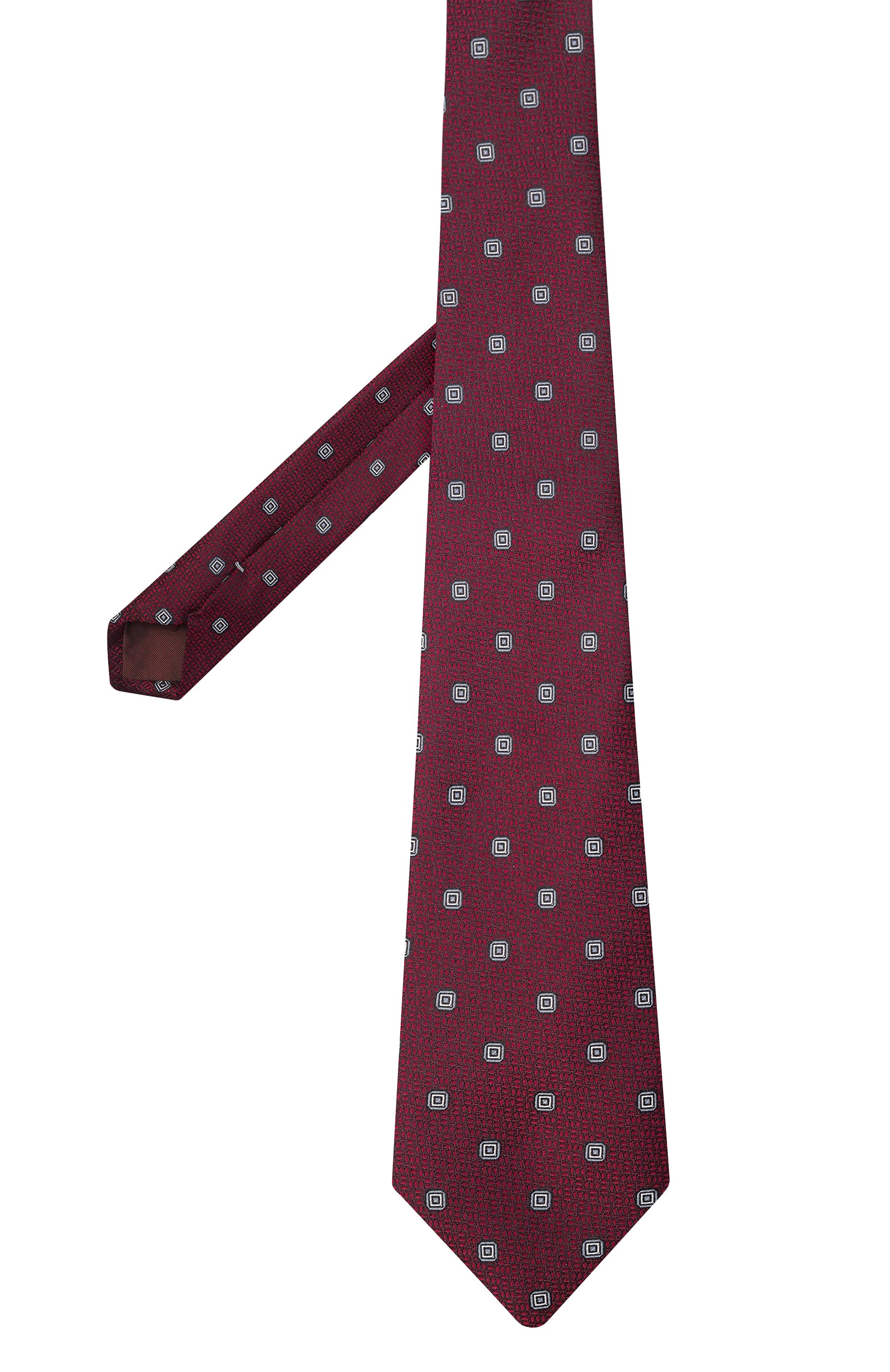 Шелковый галстук CANALI бордового цвета по цене 23150 руб., арт. 18/HJ04570, фото 3 Шелковый галстук CANALI, арт. 18/HJ04570, фото 3