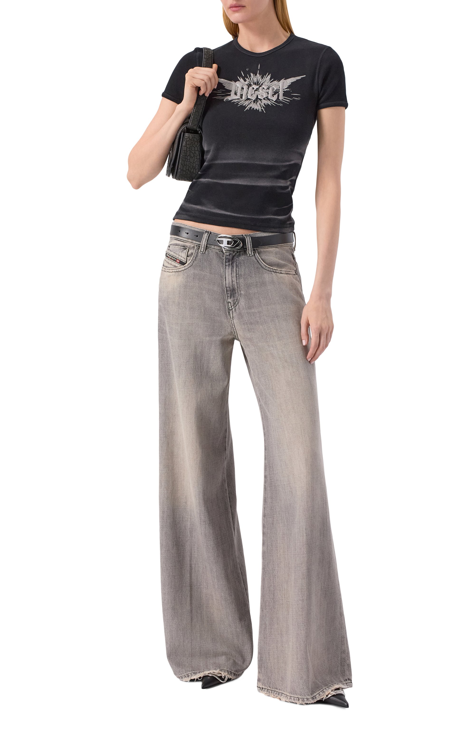 Хлопковая футболка DIESEL, арт. A14231/0WFBM, фото 2