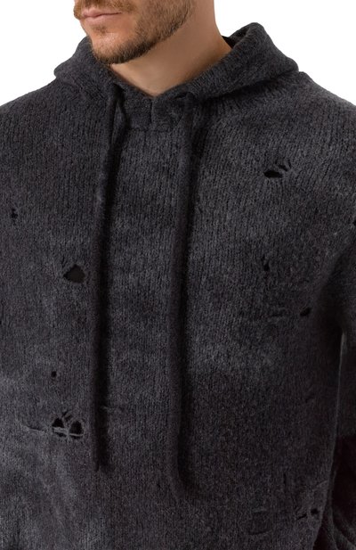 Худи из шерсти и кашемира UMA WANG, арт. UK7599, фото 5