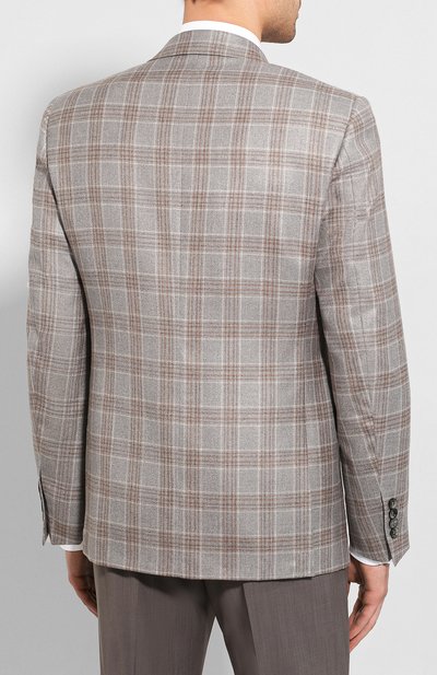 Пиджак из шелка и кашемира CANALI, арт. T11280/CX01711, фото 4