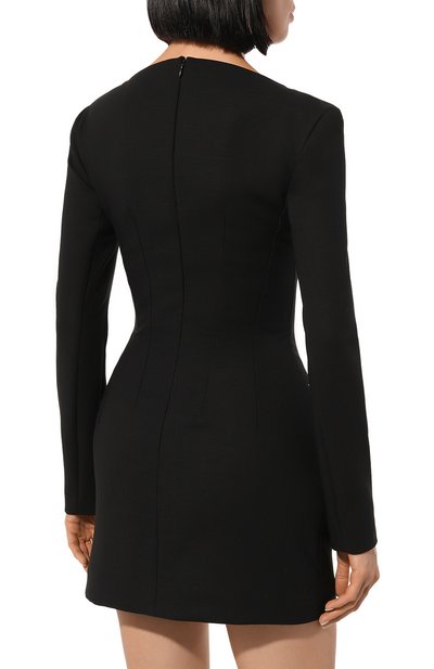 Шерстяное платье ARMARIUM черного цвета по цене 173500 руб., арт. ARMFWD017/W012, фото 4 Шерстяное платье ARMARIUM, арт. ARMFWD017/W012, фото 4