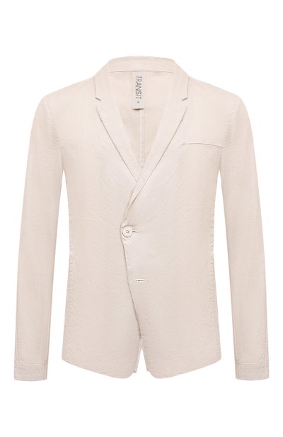 Мужской пиджак изо льна и хлопка TRANSIT, арт. CFUTRWF152