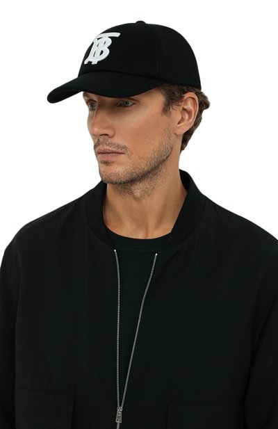 Хлопковая бейсболка BURBERRY, арт. 8038141, фото 2