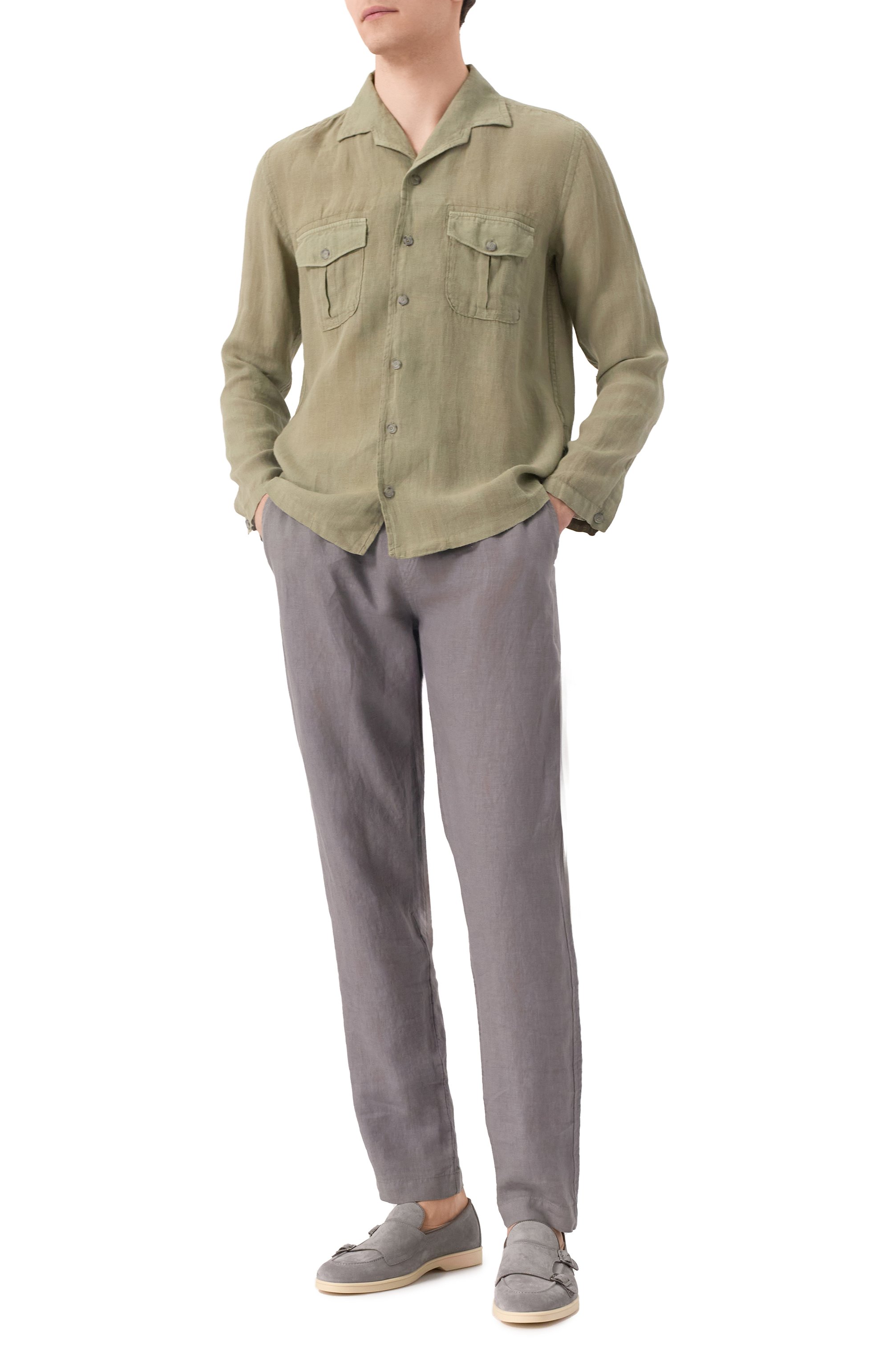 Льняные брюки FEDELI, арт. 8UED0806, фото 2