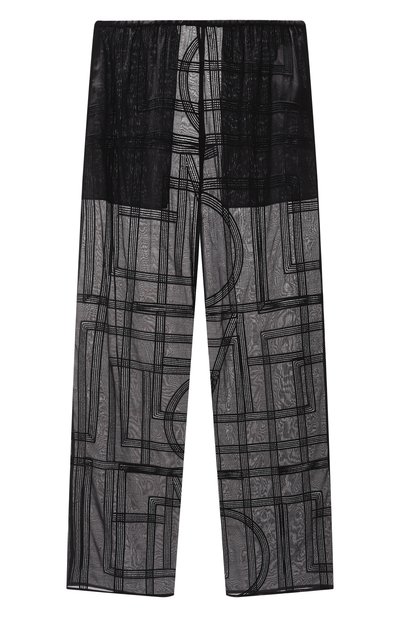 Женские брюки из хлопка и шелка TOTEME, арт. 253-WRB0316-FB0441