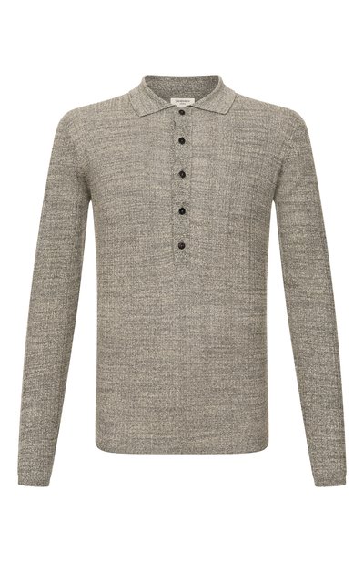 Мужская льняное поло SAINT LAURENT, арт. 859839/Y77IP