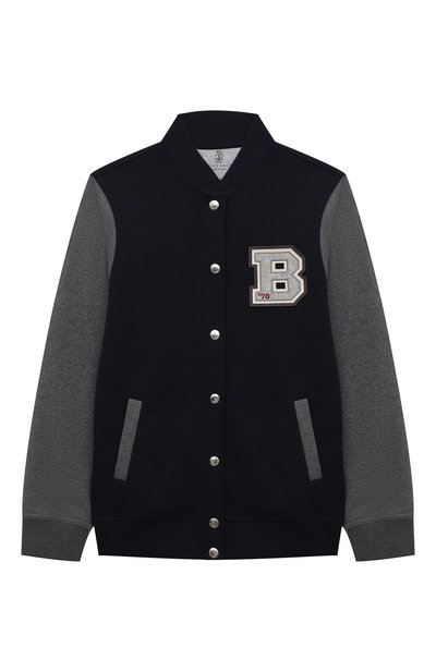 Хлопковый бомбер BRUNELLO CUCINELLI, арт. BM836E178C, фото 1