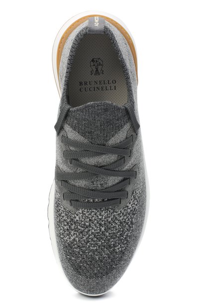 Текстильные кроссовки BRUNELLO CUCINELLI, арт. MZUKIS0250, фото 5